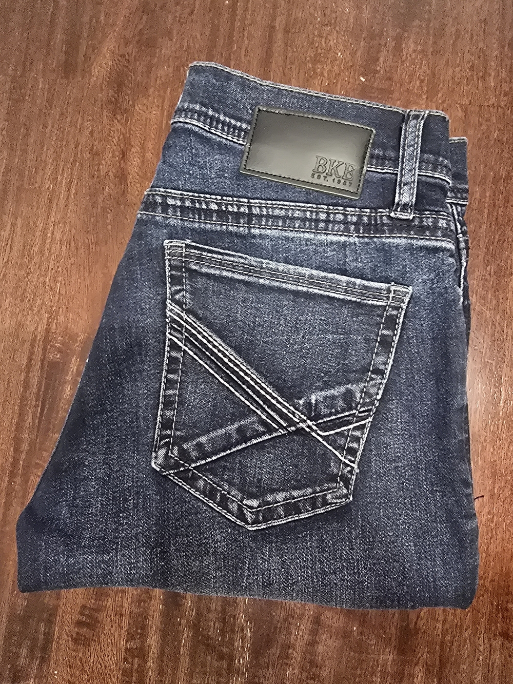 BKE Men’s Dark Blue Jake Straight Fit